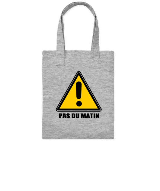 Tote bag « PAS DU MATIN » collection "SIGNALEZ-VOUS"
